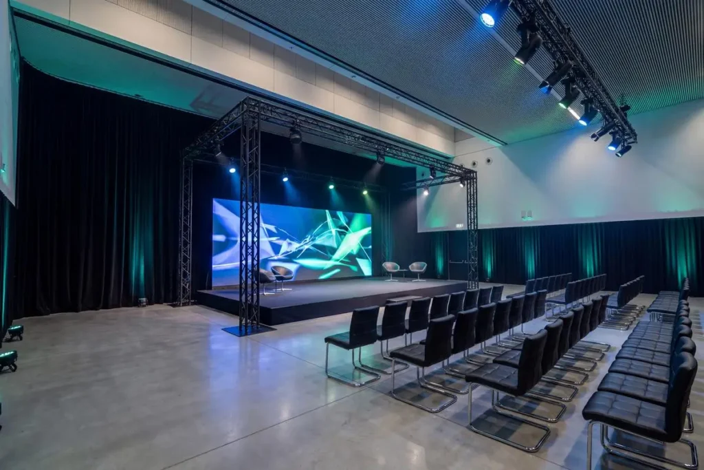 Soluciones audiovisuales integrales en un evento