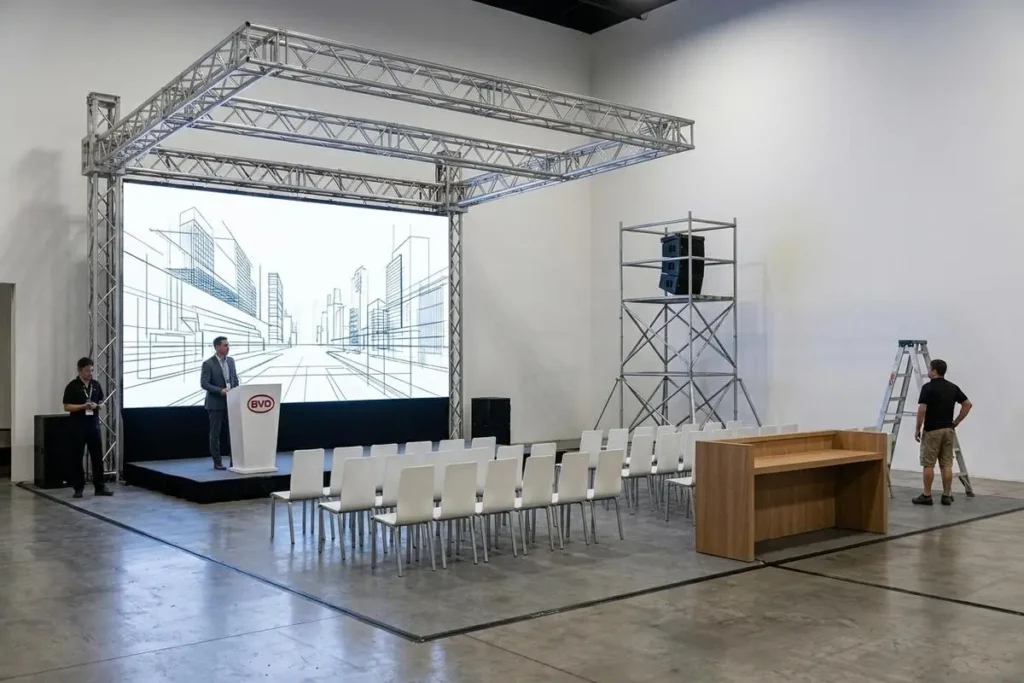 Diseño de un stand a medida para feria