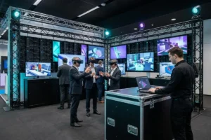 Experiencia de realidad virtual en un evento